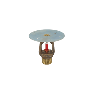 Viking® VK558, Microfast Model M, High Pressure, Intermediate Level/In-Rack, Preassembled w/ Shield, 5.6K, Upright, QR, 1/2" NPT, Brass, 155 Degree 12281ABU Fire Sprinkler Head - WeSupplyIt.com