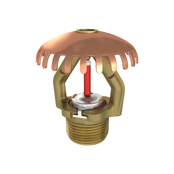 Viking® VK598, FM Storage Sprinkler, 25.2K, Standard, Upright, SR, 1" NPT, Brass, 155 Degree 19522AB Fire Sprinkler Head