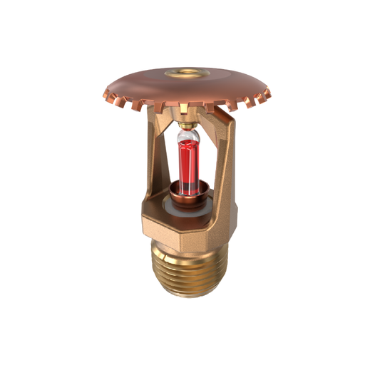 Viking® VK100, Model M, 5.6K, Standard, Upright, SR, 1/2" NPT, Brass 155 Degree 12986AB Fire Sprinkler Head - WeSupplyIt.com