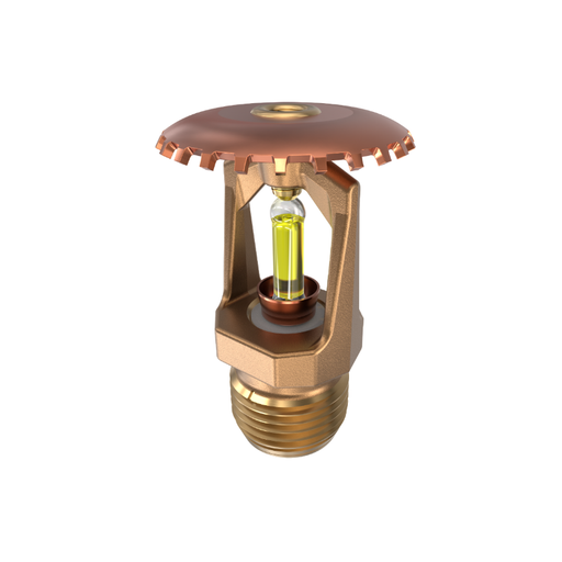 Viking® VK100, Model M, 5.6K, Standard, Upright, SR, 1/2" NPT, Brass 175 Degree 12986AD Fire Sprinkler Head - WeSupplyIt.com