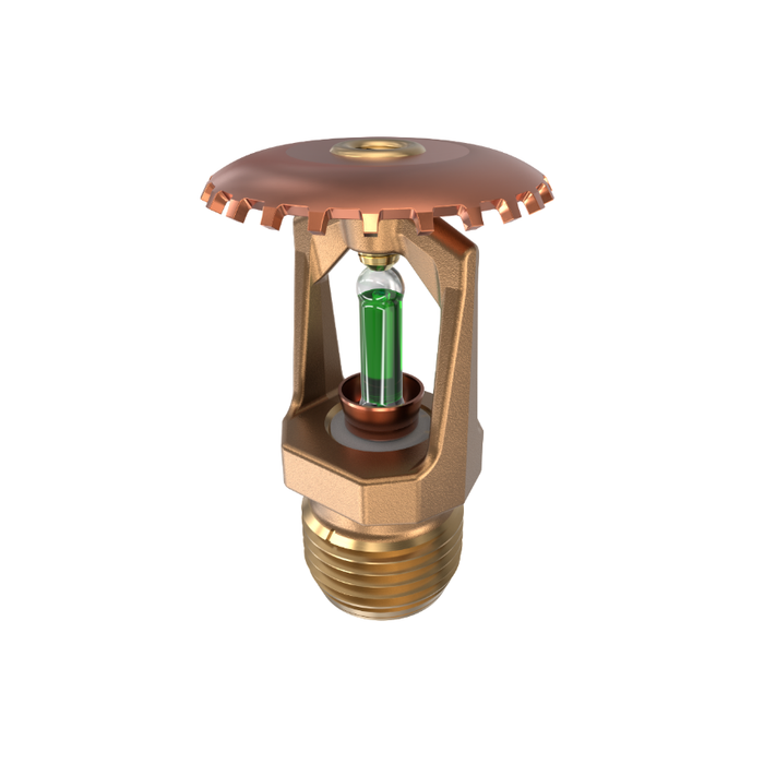 Viking® VK100, Model M, 5.6K, Standard, Upright, SR, 1/2" NPT, Brass 200 Degree 12986AE Fire Sprinkler Head - WeSupplyIt.com