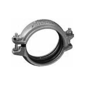Victaulic Firelock Style 009N Rigid Coupling, Galvanized With Stainless Steel Bolts & Nuts, 12", DN300, L12009NGEX - WeSupplyIt.com