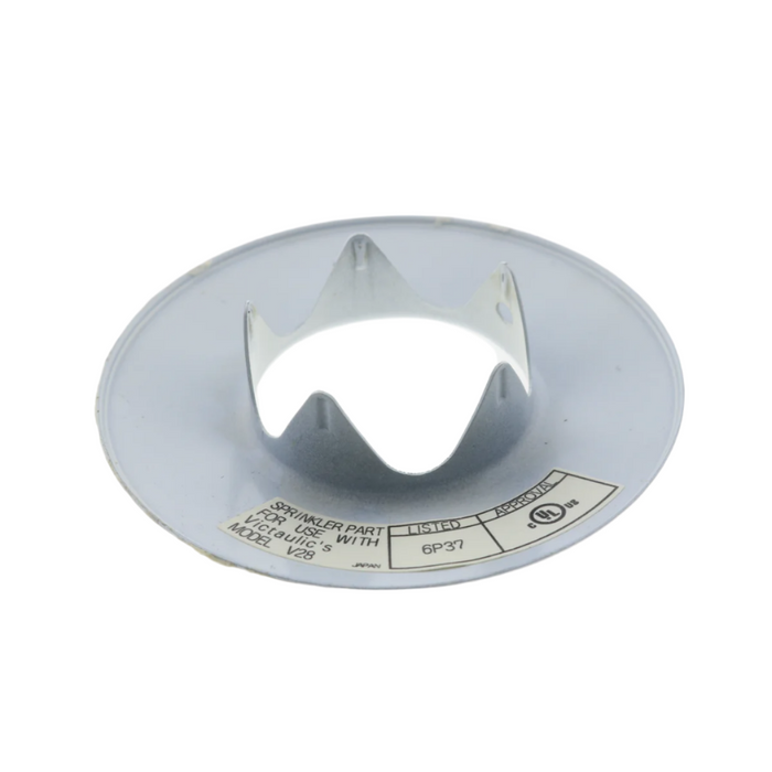 Victaulic Model V28 Flush Fire Sprinkler Escutcheon, White - WeSupplyIt.com