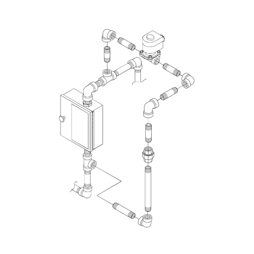Viking® 10830P Electric Releasing Trim, For Use With Deluge Systems, Modular Trim, Galvanized - WeSupplyIt.com
