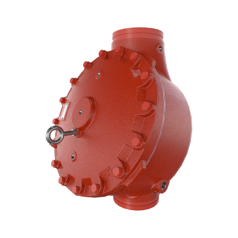 Viking® 11018 Model F-1 Pneumatic Release Deluge Valve, Groove x Groove, Straight Through, Standard, Valve Only, 8" - WeSupplyIt.com
