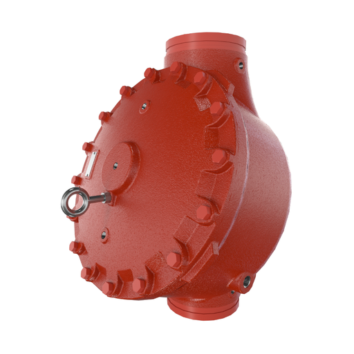 Viking® 11019 Model J-1 Flow Control Valve, Straight Through, Groove x Groove, 8" - WeSupplyIt.com