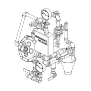 Viking® 14642-1P Model F Deluge Valve Vertical Straight Through Valve, Modular Trim, Conventional, Galvanized, 8" - WeSupplyIt.com