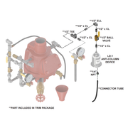 Viking® 14816 Model LD-1 Anti-Column Device Trim Package - WeSupplyIt.com