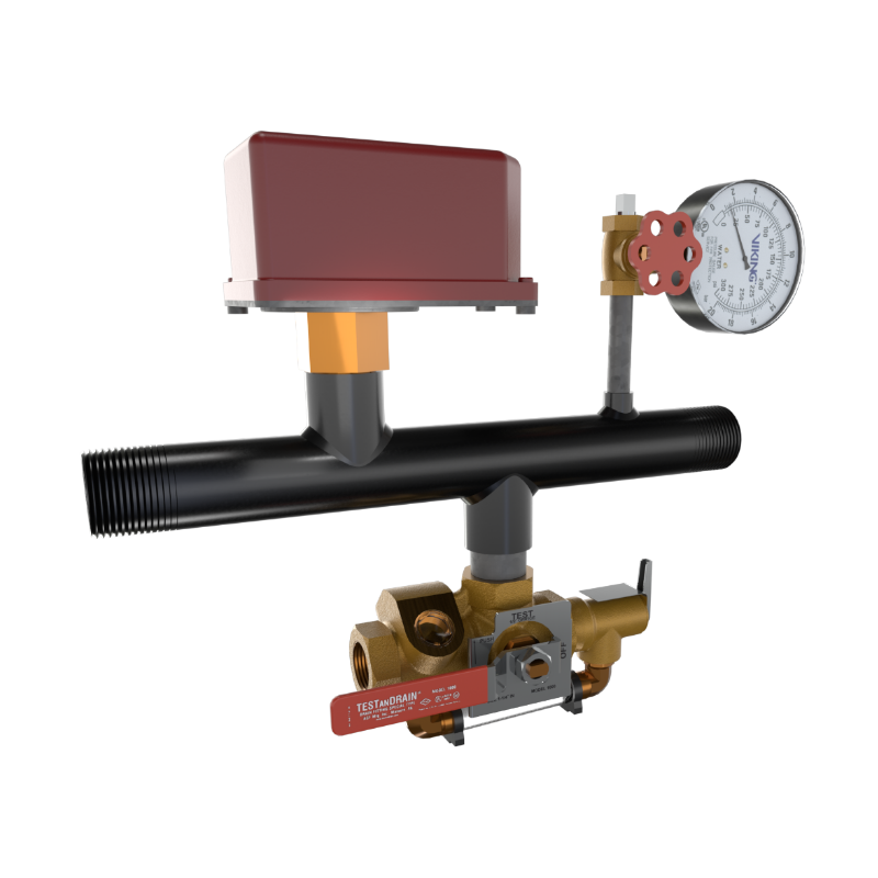 Back Tap Riser Assembly Viking® 15269D300 EasyPac Floor Control Riser Assembly With Test And D ...