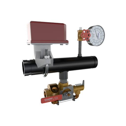 Viking® 15290E300 EasyPac Floor Control Riser Assembly With Test And Drain And PRV, 5/8" ELO Orifice, 300 PRV, Groove x Groove, 2" - WeSupplyIt.com
