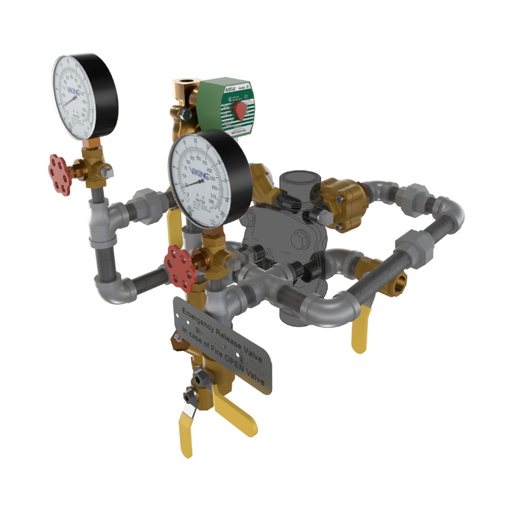 Viking® 23562-1 Model VXD Loose Trim, Deluge Single-Interlocked Preaction System With Electric Release, Galvanized, 1 1/2" - WeSupplyIt.com