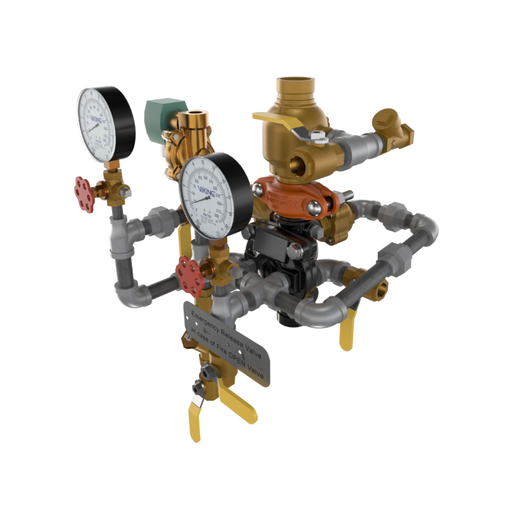 Viking® 23563 Model VXD Pre-Trimmed Deluge Single-Interlocked Preaction System With Electric Release, Galvanized, 1 1/2" - WeSupplyIt.com
