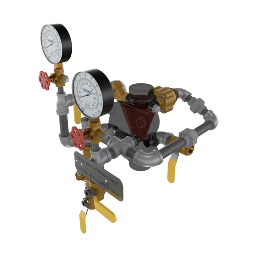 Viking® 23574-1 Model VXD Deluge System With Hydraulic Release, Galvanized, Loose Trim, 2" - WeSupplyIt.com
