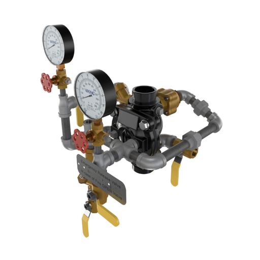 Viking® 23575 Model VXD Deluge System With Hydraulic Release, Galvanized, Pre-Trimmed, Vertical, 2" - WeSupplyIt.com