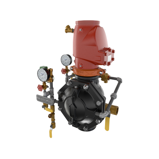 Viking® 23669 Model VXD Pre-Trimmed Deluge Single-Interlocked Preaction System With Electric Release, Galvanized, 6" - WeSupplyIt.com