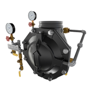 Viking® 23681 Model VXD Deluge System With Hydraulic Release, Galvanized, Pre-Trimmed, Vertical, 8" - WeSupplyIt.com