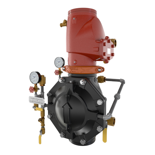 Viking® 23693 Model VXD Pre-Trimmed, Deluge Single-Interlocked Preaction System With Pneumatic Release, Galvanized, 8" - WeSupplyIt.com
