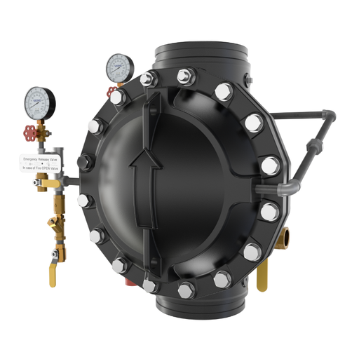 Viking® 23702 Model VXD Deluge System With Hydraulic Release, Galvanized, Pre-Trimmed, Vertical, 10" - WeSupplyIt.com