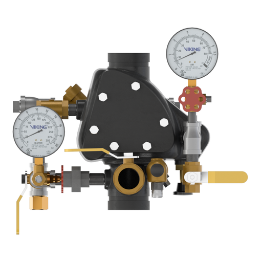 Viking® Model 24097-1USA VXR Dry Pipe Valve, External Reset, Pretrimmed Galvanized, 2 1/2" - WeSupplyIt.com