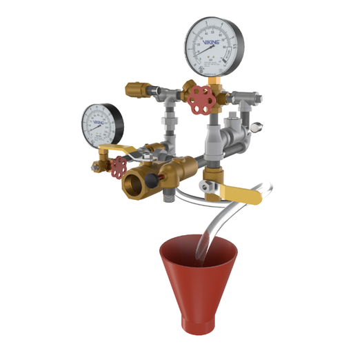 Viking® Model 24099-1 VXR Dry Pipe Valve, External Reset, Loose Grim Galvanized, 3" - WeSupplyIt.com