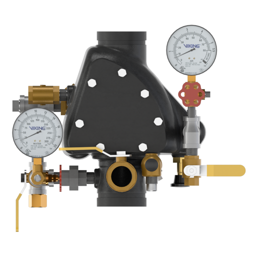 Viking® Model 24100-1USA VXR Dry Pipe Valve, External Reset, Pretrimmed Galvanized, 3" - WeSupplyIt.com