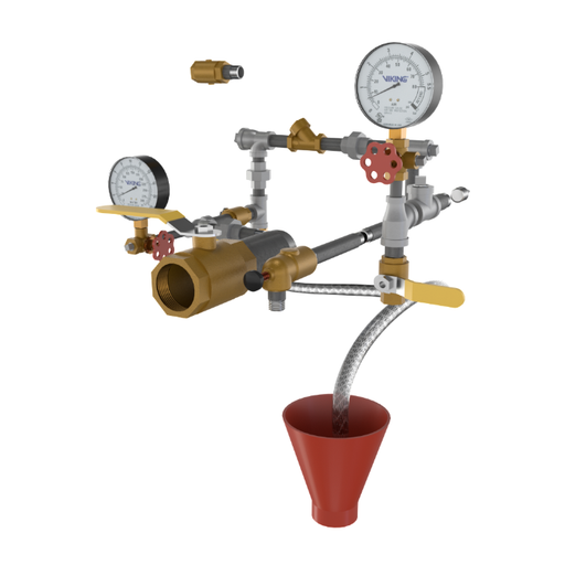 Viking® Model 24109-1 VXR Dry Pipe Valve, External Reset, Loose Grim Galvanized, 6" - WeSupplyIt.com