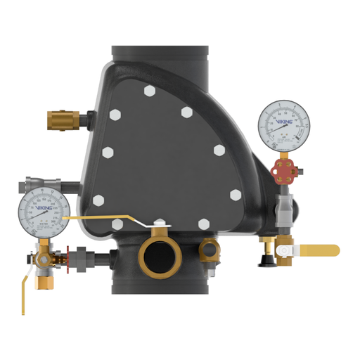 Viking® Model 24110-1USA VXR Dry Pipe Valve, External Reset, Pretrimmed Galvanized, 6" - WeSupplyIt.com