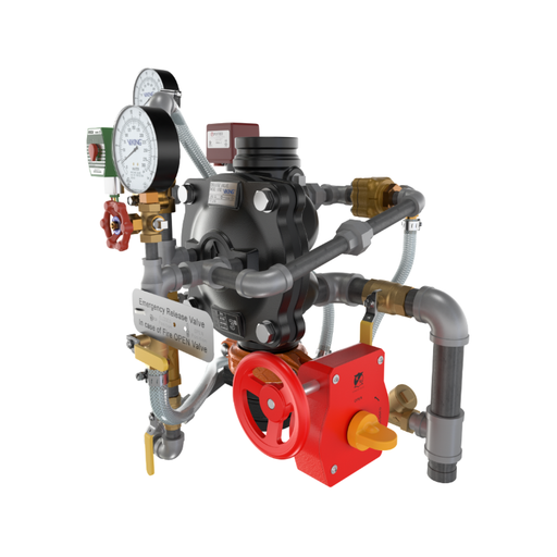Viking® 25396 Model VXD Pre-Trimmed Riser (PTR) Deluge With Electric Release, 3" - WeSupplyIt.com