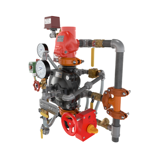 Viking® 25398 Model VXD Pre-Trimmed Riser (PTR) Single Interlock Preaction With Electric Release, 3" - WeSupplyIt.com
