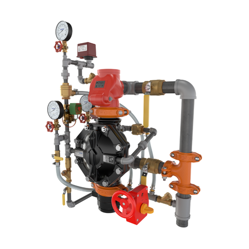 Viking® 25415 Model VXD Pre-Trimmed Riser (PTR) Double Interlock With Electric/Pneumatic Release, 4" - WeSupplyIt.com