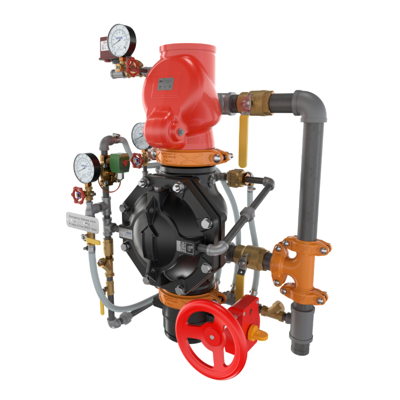 Pre Action Riser Compressor Viking® 25439 Model VXD Pre-Trimmed Riser (PTR) Single Interlock Preac ...