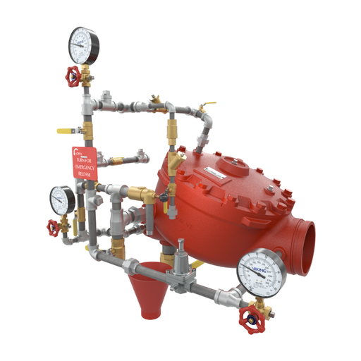 Viking® 26522-2 Model J Pilot Regulating Flow Control Valve Horizontal Trim, Loose Trim only, Straight Through, Brass, For 6" Valve - WeSupplyIt.com