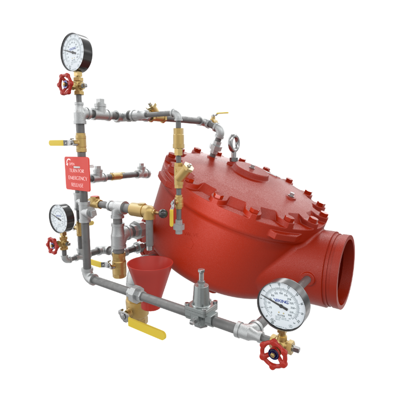 Viking® 26523-3 Model J Pilot Regulating Flow Control Valve Horizontal Trim, Loose Trim only, Straight Through, Stainless Steel, For 8" Valve - WeSupplyIt.com