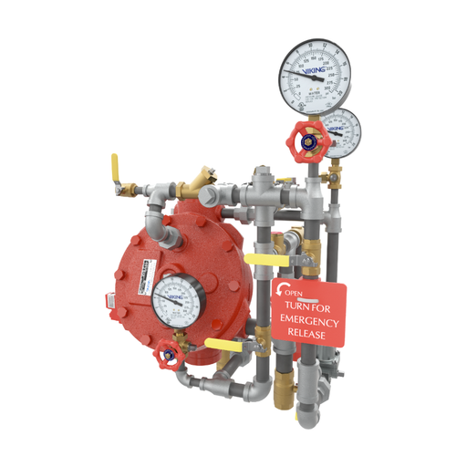 Viking® 26551-2 Model J Pilot Regulating Flow Control Valve Vertical Trim, Loose Trim only, Straight Through, Brass, For 3" Valve - WeSupplyIt.com