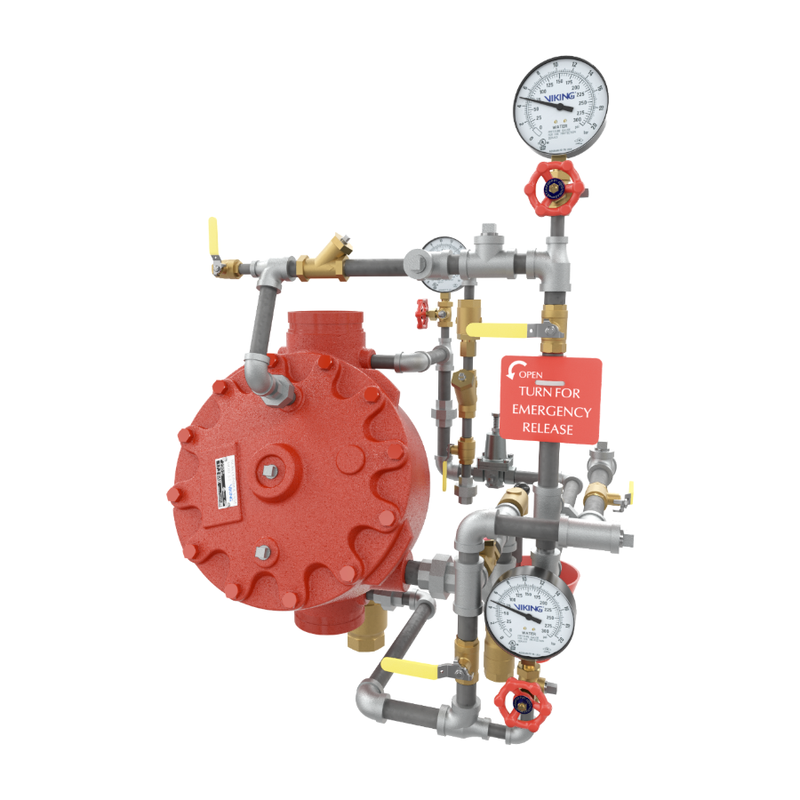 Viking® 26552-3 Model J Pilot Regulating Flow Control Valve Vertical Trim, Loose Trim only, Straight Through, Stainless Steel, For 4" Valve - WeSupplyIt.com