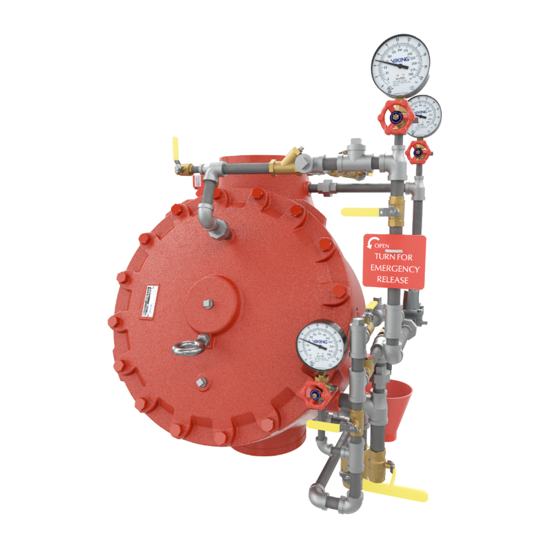 Viking® 26554-2 Model J Pilot Regulating Flow Control Valve Vertical Trim, Loose Trim only, Straight Through, Brass, For 8" Valve - WeSupplyIt.com