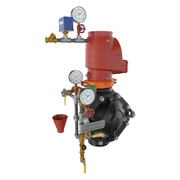 Viking® 27465-1 Model VXD Double Interlock Preaction System with Electric/Pneu-Lectric Release, Galvanized Loose Trim, 6" - WeSupplyIt.com