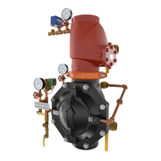 Viking® 27467-2 Model VXD Double Interlock Preaction System with Electric/Pneu-Lectric Release, Brass Loose Trim, 8" - WeSupplyIt.com
