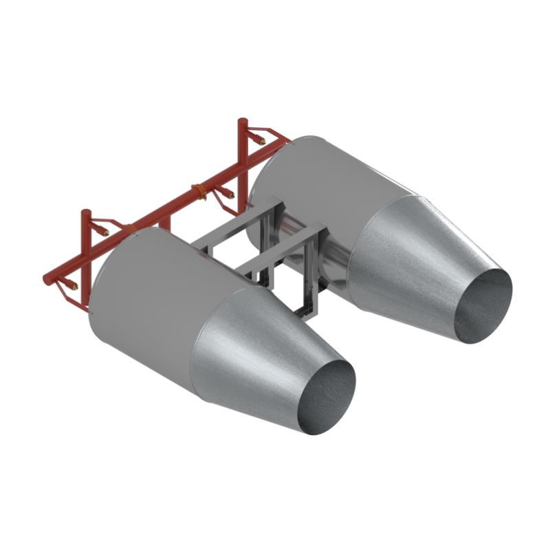 Viking® F23772 VGH10000 High Expansion Foam Generator, Stainless Steel, 3" Grooved - WeSupplyIt.com