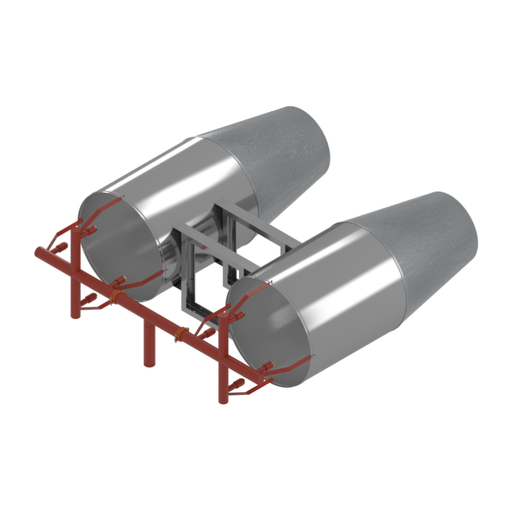 Viking® F23772 VGH10000 High Expansion Foam Generator, Stainless Steel, 3" Grooved - WeSupplyIt.com
