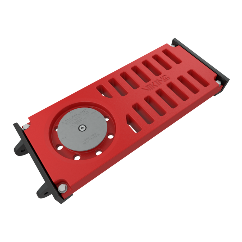 Viking® F24809 Model GN202 Trench Nozzle Grate Assembly, 180° Degree Discharge, USP, 26" - WeSupplyIt.com