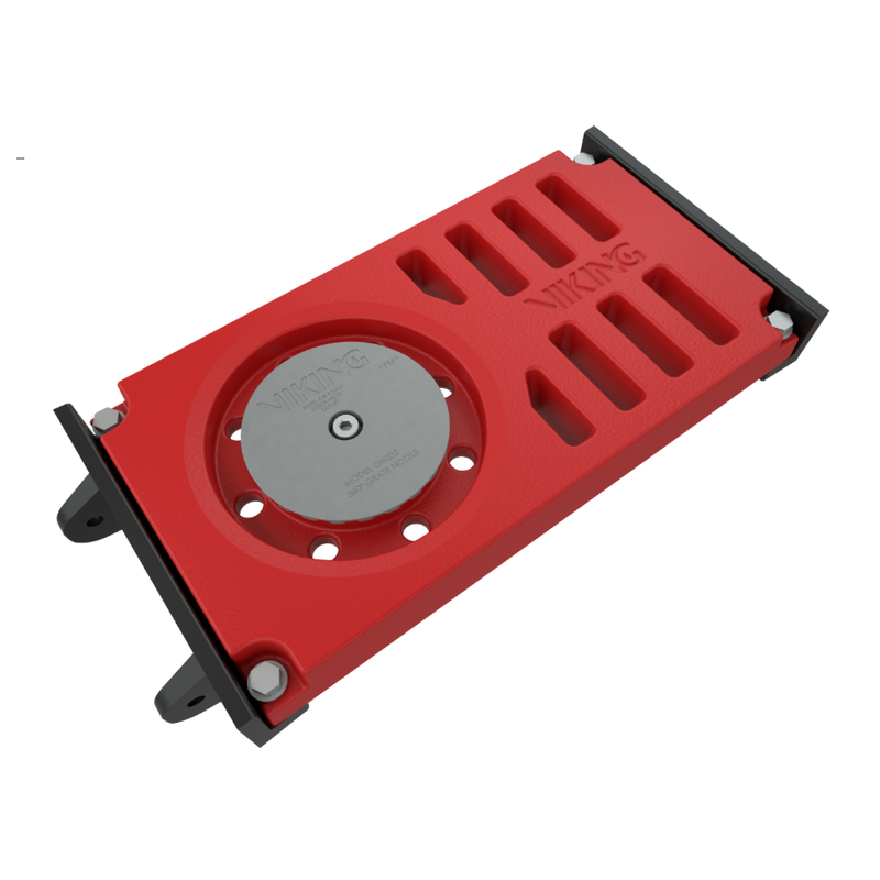 Viking® F24811 Model GN202 Trench Nozzle Grate Assembly, 360° Degree Discharge, USP, 20" - WeSupplyIt.com