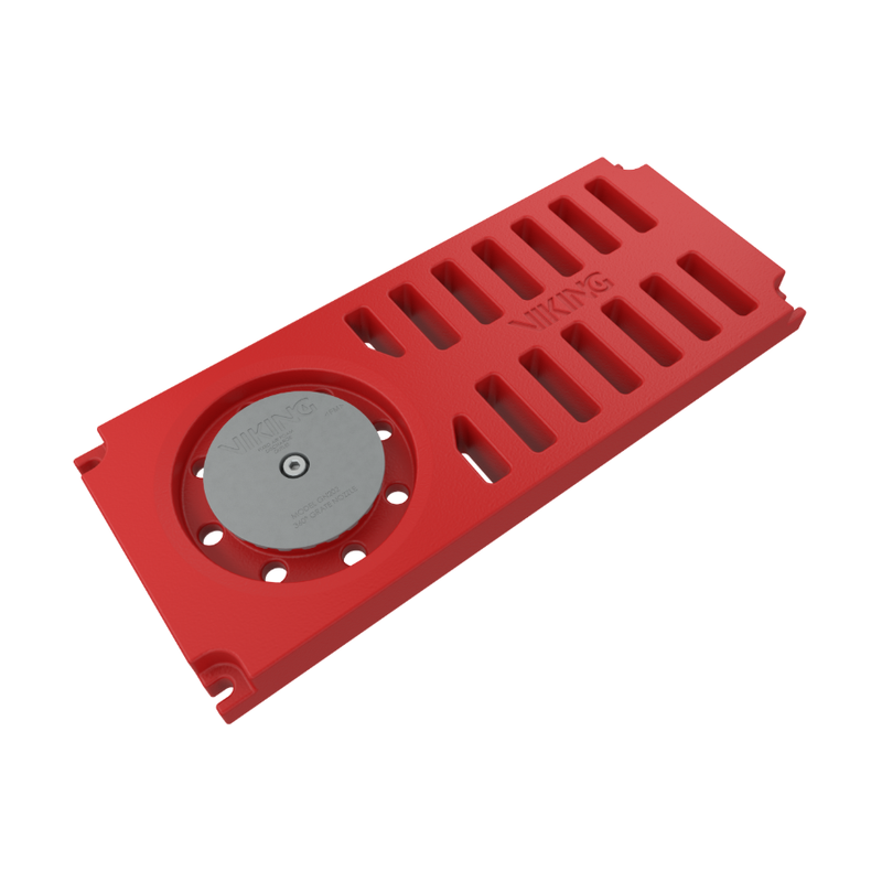 Viking® F24830 Model GN202 Trench Grate Nozzle, 360° Degree Discharge, USP, 26" - WeSupplyIt.com