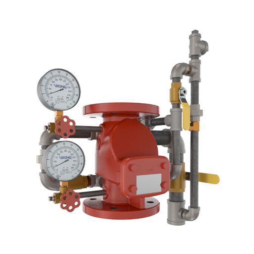 Viking® 08235PT Model J-1 Alarm Check Valve, Flange x Flange, Valve & Trim, 3" - WeSupplyIt.com