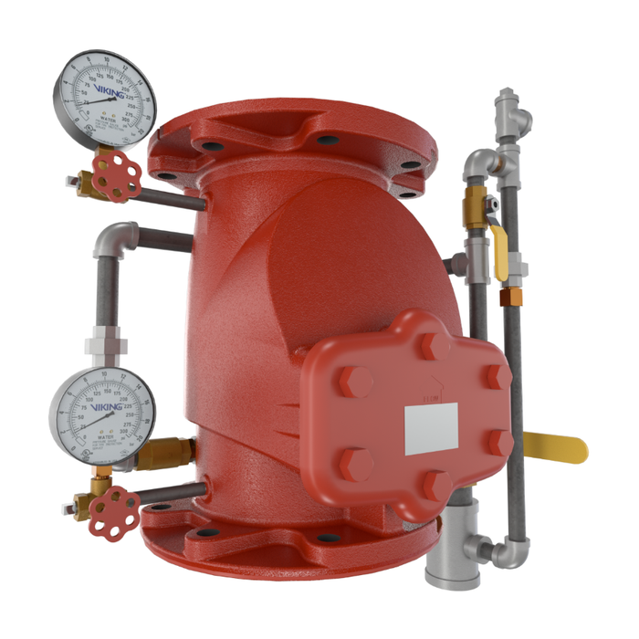 Viking® 08244PT Model J-1 Alarm Check Valve, Flange x Flange, Valve & Trim, 8" - WeSupplyIt.com