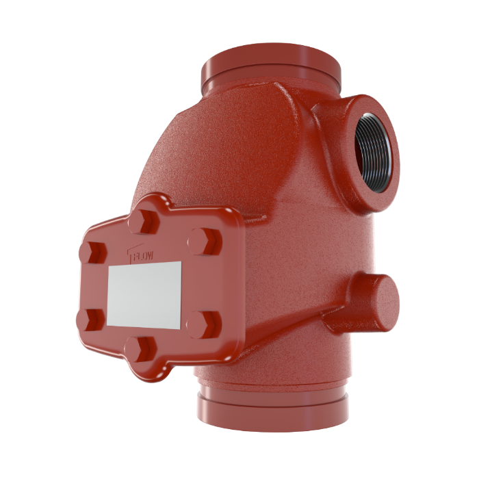 Viking® 08510 Model E-1 & F-1 Easy Riser Swing Check Valve, Groove x Groove, Valve Only, 4" - WeSupplyIt.com