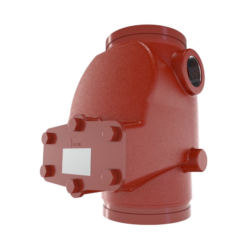 Viking® 08513 Model E-1 & F-1 Easy Riser Swing Check Valve, Groove x Groove, Valve Only, 6" - WeSupplyIt.com