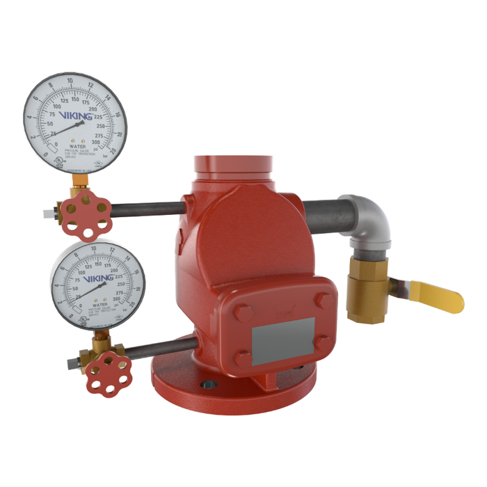 Viking® 08506PT Model F-1 Easy Riser Swing Check Valve, Flange x Groove, Valve & Trim, 3" - WeSupplyIt.com