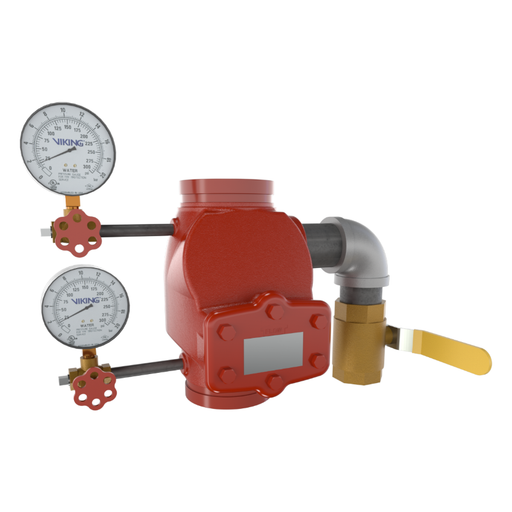 Viking® 08510PT Model E-1 & F-1 Easy Riser Swing Check Valve, Groove x Groove, Valve & Trim, 4" - WeSupplyIt.com