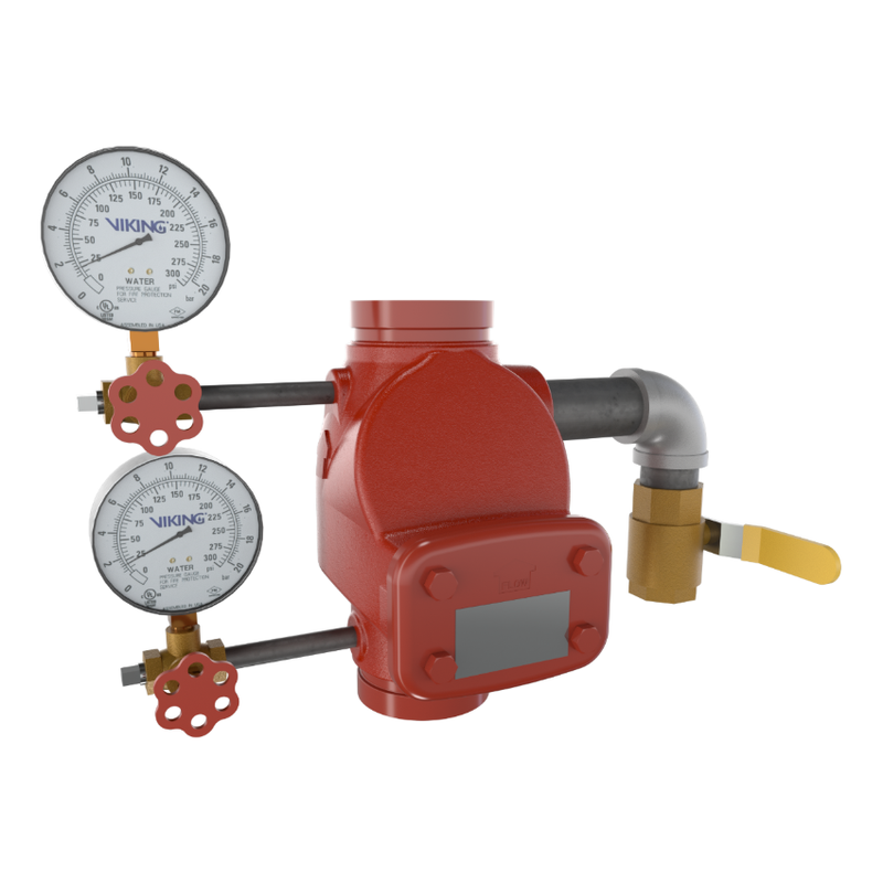 Viking® 08513PT Model E-1 & F-1 Easy Riser Swing Check Valve, Groove x Groove, Valve & Trim, 6" - WeSupplyIt.com